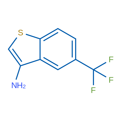 5-(Trifluoromethyl)benzo[b]thiophen-3-amine 1g