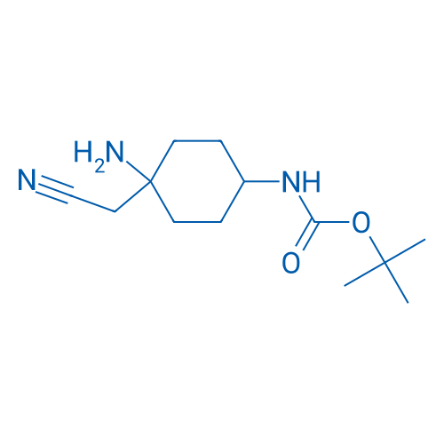 tert-butyl N-[4-amino-4-(cyanomethyl)cyclohexyl]carbamate 250mg