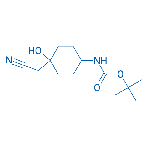 tert-butyl N-[4-(cyanomethyl)-4-hydroxycyclohexyl]carbamate 250mg