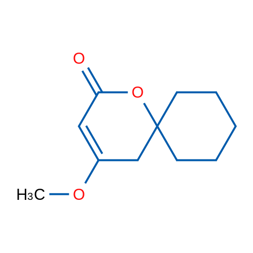 4-Methoxy-1-oxaspiro[5.5]undec-3-en-2-one 1g