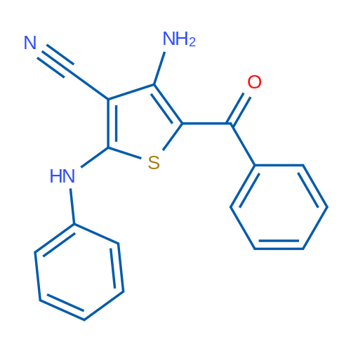 4-Amino-5-benzoyl-2-(phenylamino)thiophene-3-carbonitrile 1g
