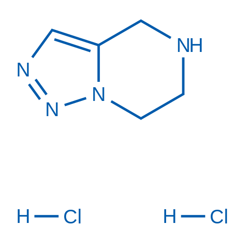 4,5,6,7-Tetrahydro-[1,2,3]triazolo[1,5-a]pyrazine dihydrochloride 1g