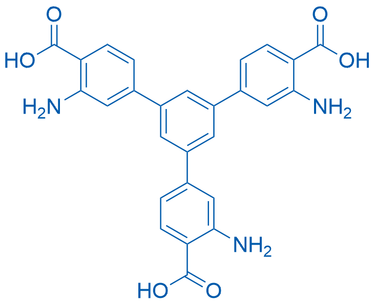 3,3''-Diamino-5'-(3-amino-4-carboxyphenyl)-[1,1':3',1''-terphenyl]-4,4''-dicarboxylic acid 100mg