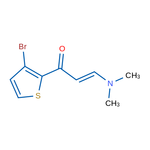 1-(3-Bromothiophen-2-yl)-3-(dimethylamino)prop-2-en-1-one 1g
