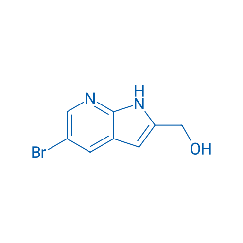 (5-Bromo-1H-pyrrolo[2,3-b]pyridin-2-yl)methanol 100mg