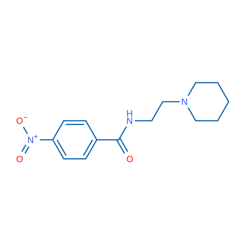 4-Nitro-N-(2-(piperidin-1-yl)ethyl)benzamide 5g