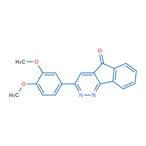 3-(3,4-Dimethoxyphenyl)-5H-indeno[1,2-c]pyridazin-5-one 1g