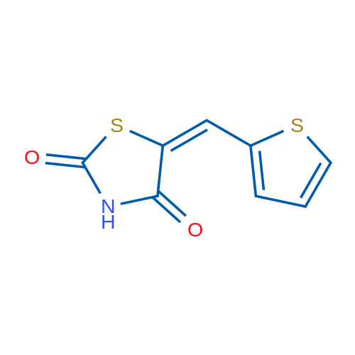 (5E)-5-[(Thiophen-2-yl)methylidene]-1,3-thiazolidine-2,4-dione 1g