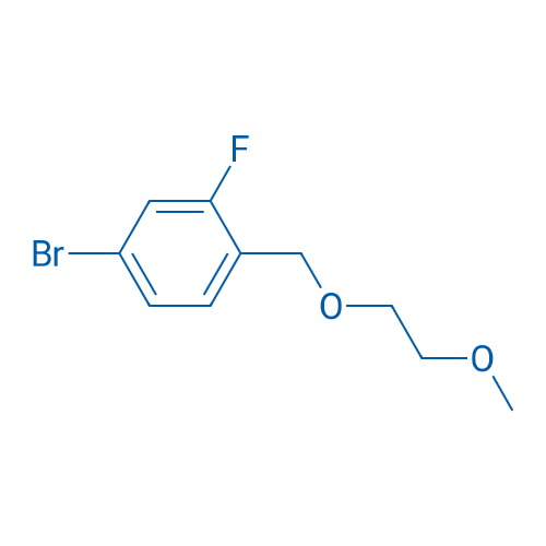 4-Bromo-2-fluoro-1-((2-methoxyethoxy)methyl)benzene 250mg