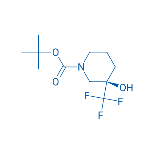 tert-Butyl (R)-3-hydroxy-3-(trifluoromethyl)piperidine-1-carboxylate 100mg