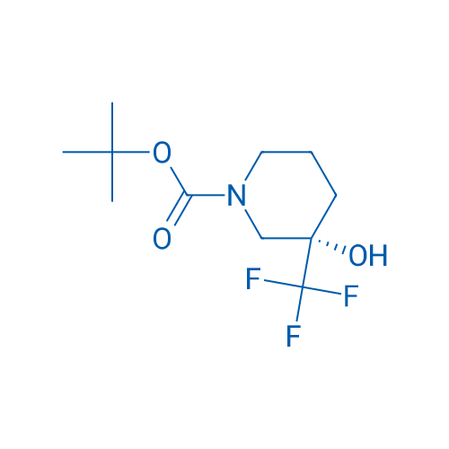 tert-Butyl (3S)-3-hydroxy-3-(trifluoromethyl)piperidine-1-carboxylate 250mg