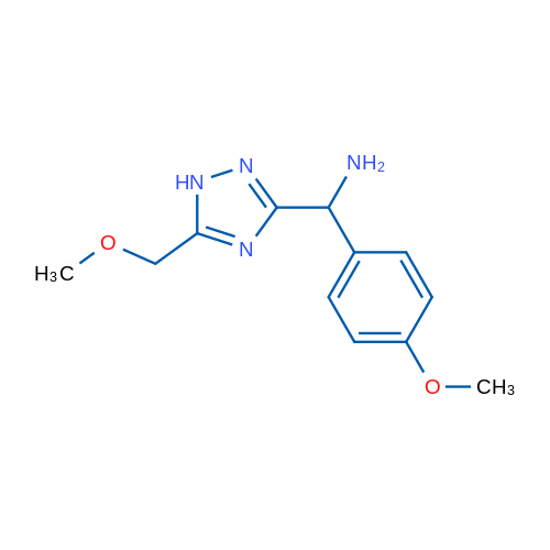 (5-(Methoxymethyl)-1H-1,2,4-triazol-3-yl)(4-methoxyphenyl)methanamine 1g