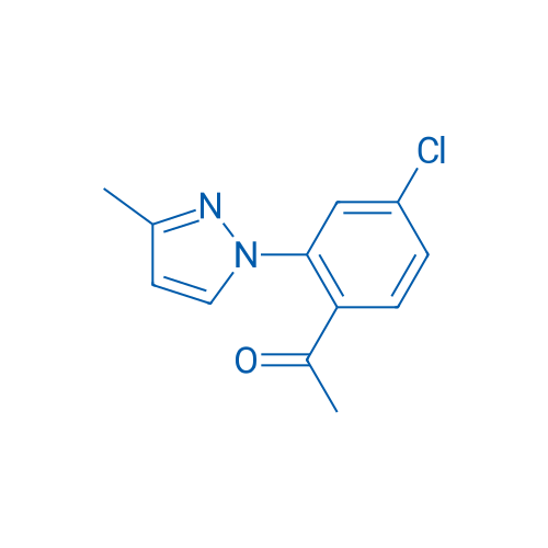 1-(4-Chloro-2-(3-methyl-1H-pyrazol-1-yl)phenyl)ethanone 1g