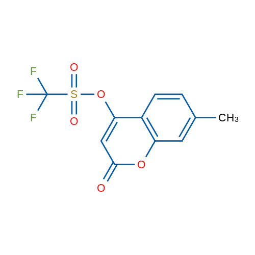 7-Methyl-2-oxo-2H-chromen-4-yl trifluoromethanesulfonate 1g