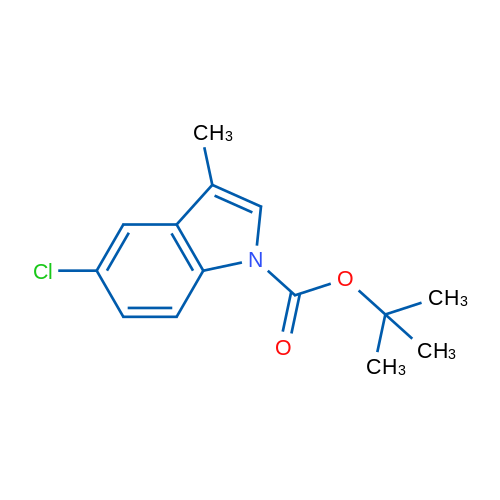 tert-Butyl 5-chloro-3-methyl-1H-indole-1-carboxylate 1g