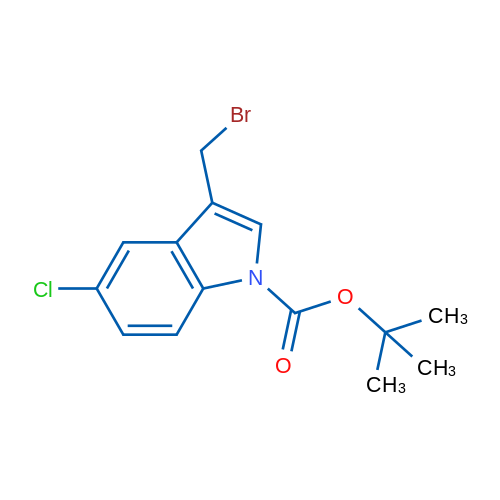 tert-Butyl 3-(bromomethyl)-5-chloro-1H-indole-1-carboxylate 1g