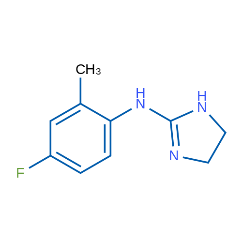 N-(4-fluoro-2-methylphenyl)-4,5-dihydro-1h-imidazol-2-amine 1g