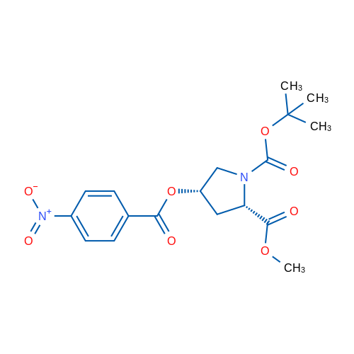 (2S,4S)-1-tert-Butyl 2-methyl 4-((4-nitrobenzoyl)oxy)pyrrolidine-1,2-dicarboxylate 1g