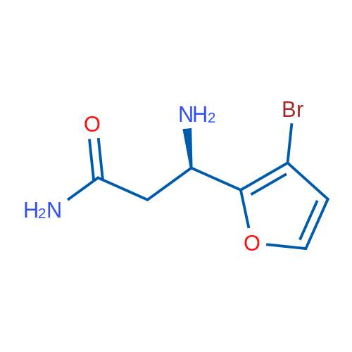 (3R)-3-Amino-3-(3-bromofuran-2-yl)propanamide 1g
