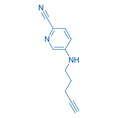 5-[(Pent-4-yn-1-yl)amino]pyridine-2-carbonitrile 1g