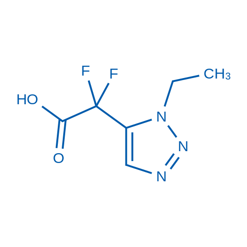 2-(1-Ethyl-1H-1,2,3-triazol-5-yl)-2,2-difluoroacetic acid 1g