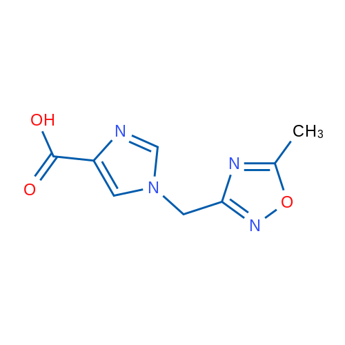 1-((5-Methyl-1,2,4-oxadiazol-3-yl)methyl)-1H-imidazole-4-carboxylic acid 1g