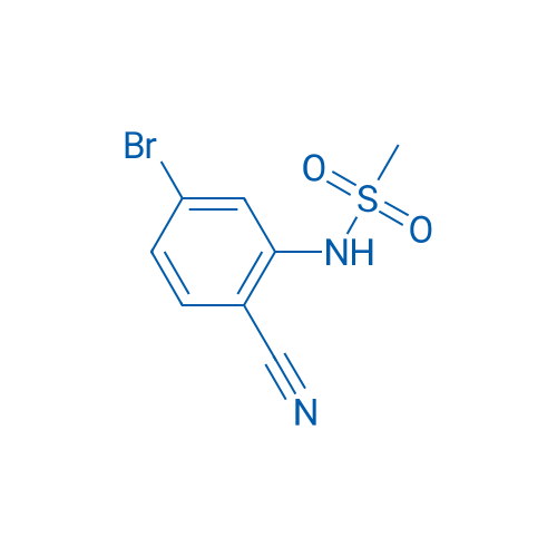 N-(5-Bromo-2-cyanophenyl)methanesulfonamide 1g