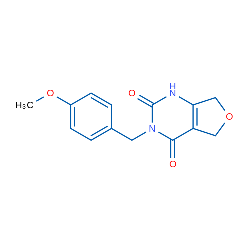 3-(4-Methoxybenzyl)-5,7-dihydrofuro[3,4-d]pyrimidine-2,4(1H,3H)-dione 1g
