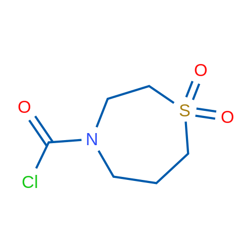 1,4-Thiazepane-4-carbonyl chloride 1,1-dioxide 1g
