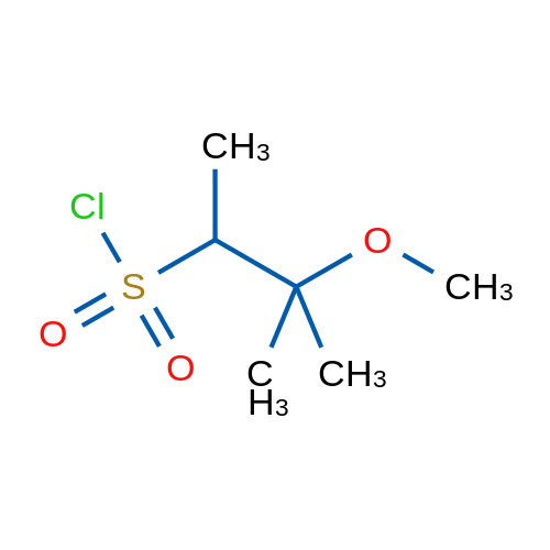 3-Methoxy-3-methylbutane-2-sulfonyl chloride 1g