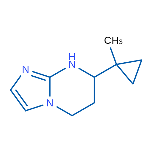 7-(1-Methylcyclopropyl)-5H,6H,7H,8H-imidazo[1,2-a]pyrimidine 1g