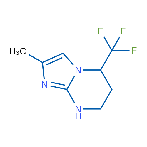 2-Methyl-5-(trifluoromethyl)-5H,6H,7H,8H-imidazo[1,2-a]pyrimidine 1g