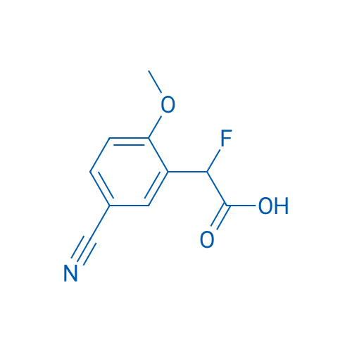 2-(5-Cyano-2-methoxyphenyl)-2-fluoroacetic acid 1g