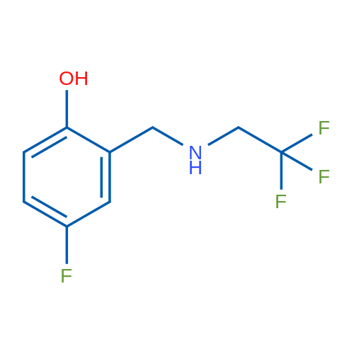 4-Fluoro-2-{[(2,2,2-trifluoroethyl)amino]methyl}phenol 5g