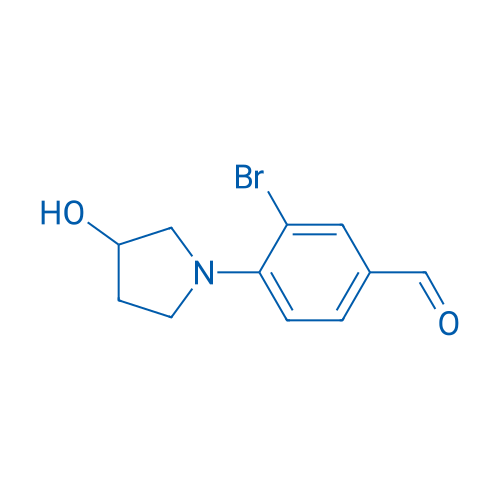 3-Bromo-4-(3-hydroxypyrrolidin-1-yl)benzaldehyde 1g