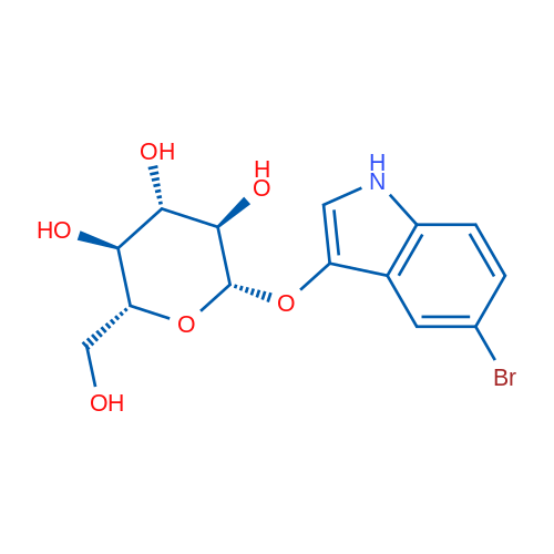(2S,3R,4S,5S,6R)-2-((5-Bromo-1H-indol-3-yl)oxy)-6-(hydroxymethyl)tetrahydro-2H-pyran-3,4,5-triol 100mg