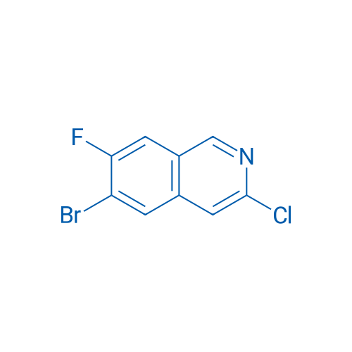 6-Bromo-3-chloro-7-fluoroisoquinoline 250mg