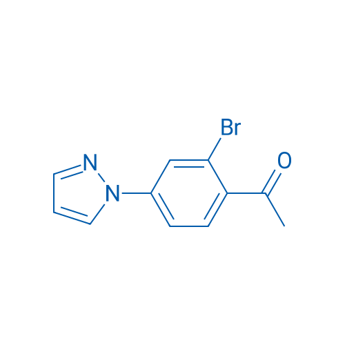 1-[2-Bromo-4-(1H-pyrazol-1-yl)phenyl]ethan-1-one 5g