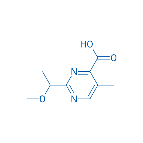 2-(1-Methoxyethyl)-5-methylpyrimidine-4-carboxylic acid 1g