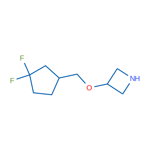 3-[(3,3-Difluorocyclopentyl)methoxy]azetidine 1g
