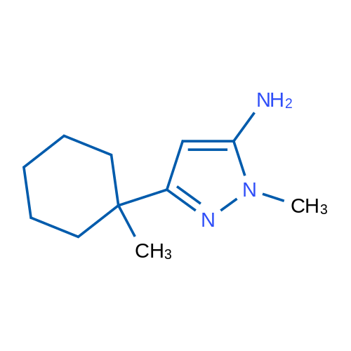 1-Methyl-3-(1-methylcyclohexyl)-1H-pyrazol-5-amine 1g
