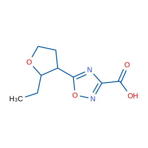 5-(2-Ethyloxolan-3-yl)-1,2,4-oxadiazole-3-carboxylic acid 1g