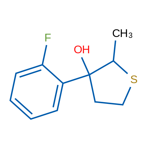 3-(2-Fluorophenyl)-2-methylthiolan-3-ol 1g
