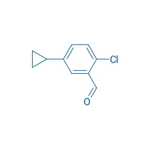 2-Chloro-5-cyclopropylbenzaldehyde 1g