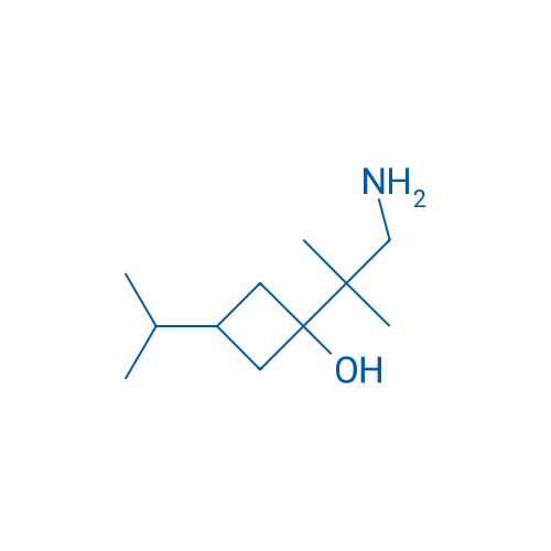 1-(1-Amino-2-methylpropan-2-yl)-3-(propan-2-yl)cyclobutan-1-ol 1g