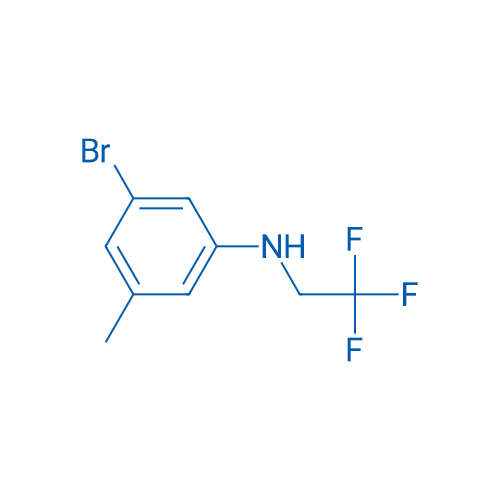 3-Bromo-5-methyl-N-(2,2,2-trifluoroethyl)aniline 1g