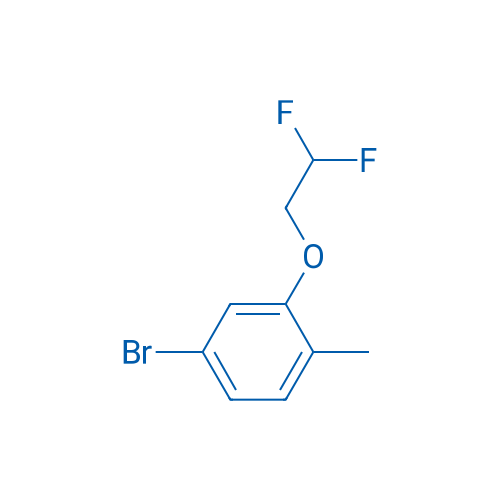 4-Bromo-2-(2,2-difluoro-ethoxy)-1-methyl-benzene 1g