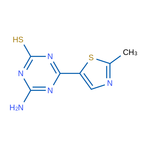 4-Amino-6-(2-methyl-1,3-thiazol-5-yl)-1,3,5-triazine-2-thiol 1g