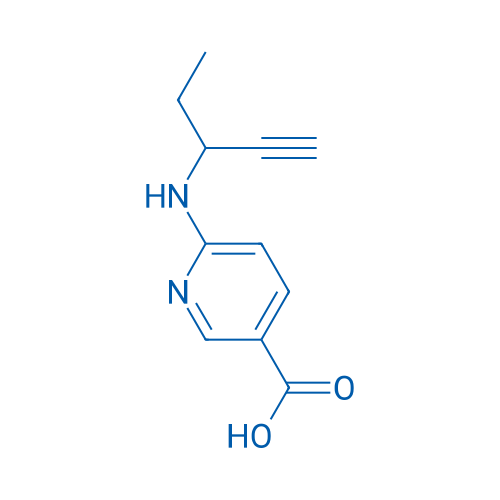 6-[(Pent-1-yn-3-yl)amino]pyridine-3-carboxylic acid 1g