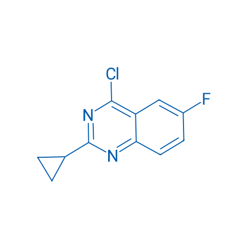 4-Chloro-2-cyclopropyl-6-fluoroquinazoline 250mg